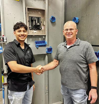 MPHS Electrical student earns OSHA 30 certification