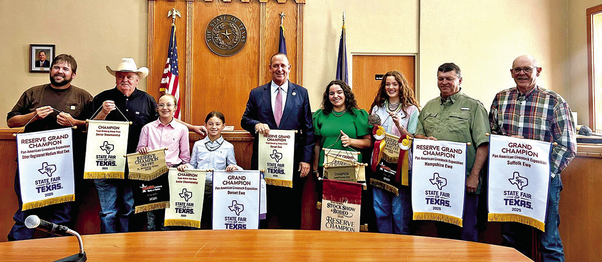 Titus Commissioners with Chapel Hill’s FFA Courtesy photo