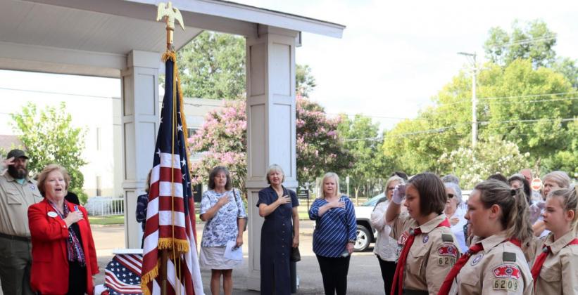 Local DAR chapter holds flag retirement ceremony