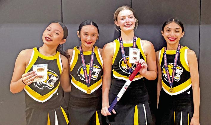MPJH All Americans and Pin it Forward award winners (left to right): Camila Nova, Addi Limbock, Maggie Godfrey, Kinlee Castro Courtesy photos