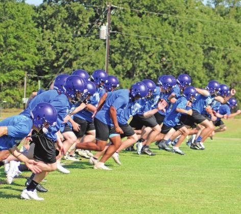 Heating up: football practices begin
