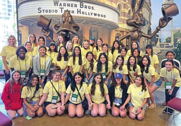 MPHS Tiger Dolls travel to Los Angeles