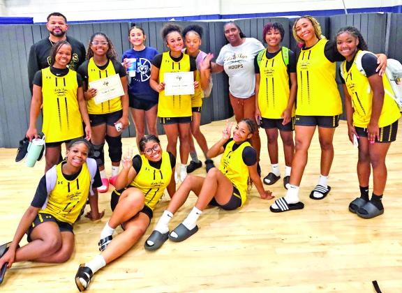 The MPHS Lady Tigers won the ETBU camp tournament Courtesy photo