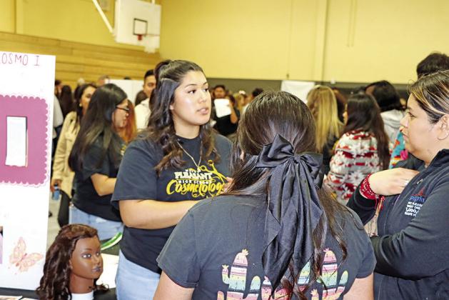 MPHS senior, McKinsee Oviedo, explains how to get started in the Cosmetology program