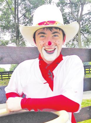 Brinson James is one of the best rodeo clowns in the business and he will entertain crowds here in Mount Pleasant next week. COURTESY PHOTOS