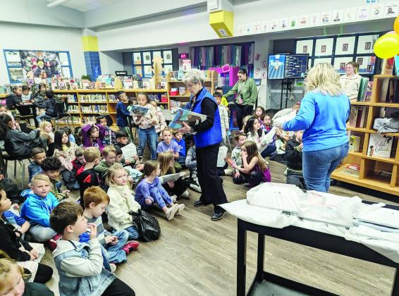 Harts Bluff Elementary School students held a Book Blast literacy initiative in February, letting Harts Bluff families and community contribute toward books for the students. On March 27, Harts Bluff Elementary sent home 951 books with their students. TRIBUNE PHOTOS / LINCOLN OGLESBY