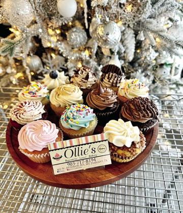 Ollie’s beautiful and tasty looking cupcakes. COURTESY PHOTOS