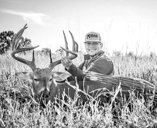 COURTESY PHOTO / CLAIRE CORLEY Clayton Corley’s decision to make a new access route to his hunting area ultimately gave him a shot at the evasive buck he’d been chasing for nearly two hunting seasons.