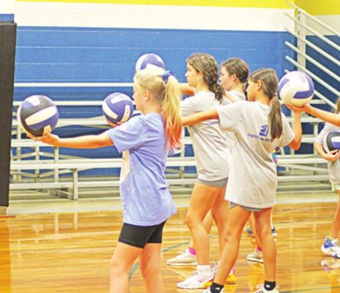 HB hosts volleyball, basketball camps