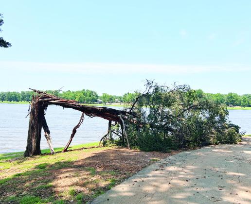 Repairs continue after storm
