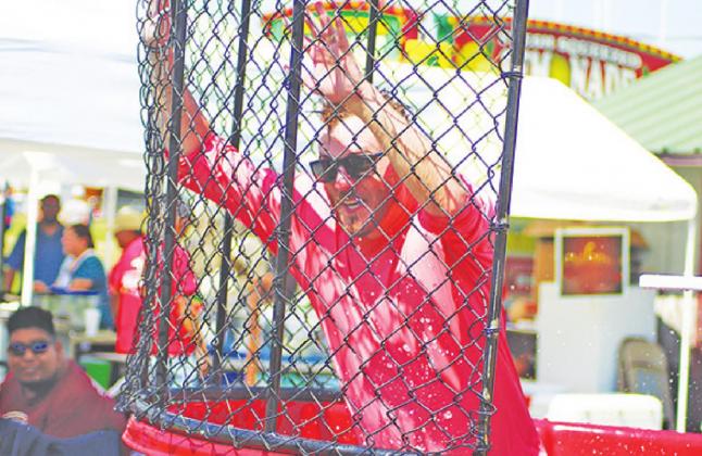The dunking booth was just one of the many visitor favorites at last Saturday’s Happy Birthday USA in Mount Pleasant. See more photos from the event on Page 8. TRIBUNE PHOTO / QUINTEN BOYD
