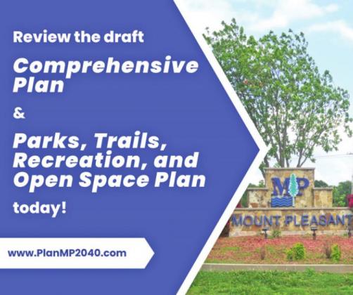 Citizens invited to give input on draft Comprehensive Plan and Parks, Trails, Recreation and Open Space plan by June 3