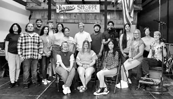 Full cast and crew. Photo courtesy of Hudson Old. COURTESY PHOTO