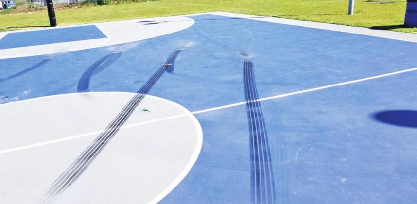 Vandals damage new basketball courts Barry Jones-Vice President/Branch Manager See VACCINE