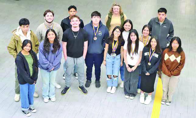 Pictured: members of the MPHS UIL Academic teams COURTESY PHOTO