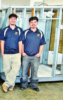 Jason Barrientos and Bryan Valle earned a Superior ribbon for their Commercial Wiring Exhibit