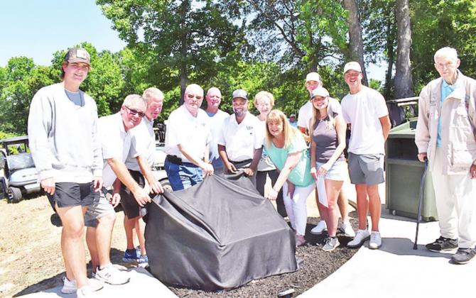 The City of Mount Pleasant dedicated a new bridge at the Mount Pleasant Country Club in remembrance of Philip “Pat” Sisk during a ceremony held on Friday May 27 at the club. Mr. Sisk was an involved citizen who passed away in August 2021. COURTESY PHOTO