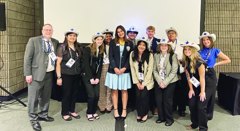 MPHS FBLA members at National opening ceremonies. COURTESY PHOTO