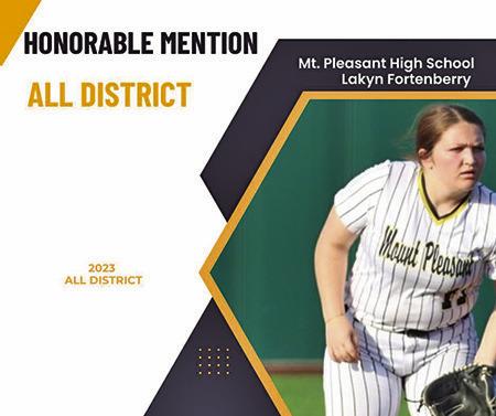 Lady Tiger softball receives all-district awards