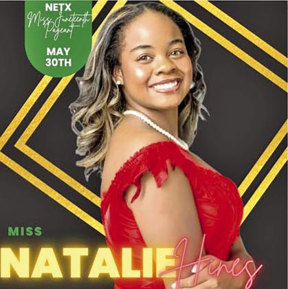 Natalie Hines received the title of 2026 NETX Miss Juneteenth at the Annual Pageant held on May 30. Courtesy photo
