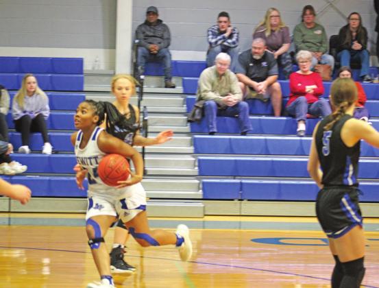 Lady Brahmas hold off Redwater for 1st district win