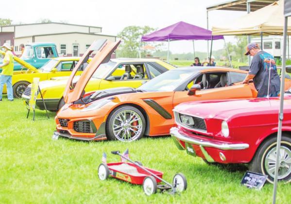 The car show welcomes all entries, whether it be a brand new muscle car or a restored classic. This car show will go on all day at Happy Birthday USA. COURTESY PHOTOS