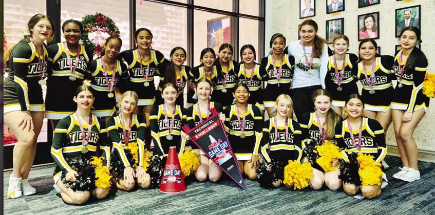 The Mount Pleasant Junior High School Cheerleaders