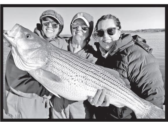 The striped bass is a rough customer that ranks as the fourth most popular fish among Texas' freshwater fishing crowds behind largemouth bass, catfish and crappie. Lake Texoma is North Texas has for years ranked as the state's top striper fishery, mainly because it is one of the few freshwater reservoirs in nation where populations are self sustaining. COURTESY PHOTO / STRIPER EXPRESS
