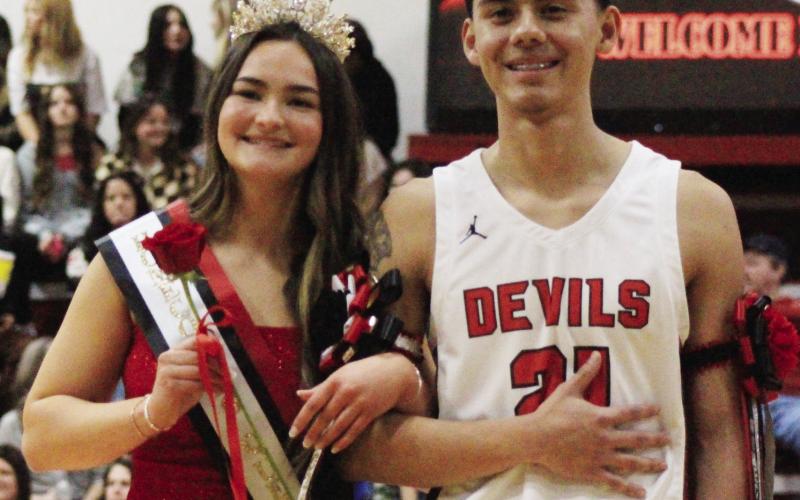Chapel Hill ISD held its Homecoming Friday, where Homecoming King and Queen Anthony Ramirez and Madison Manning were crowned. See page 8 for more. TRIBUNE PHOTO / QUINTEN BOYD