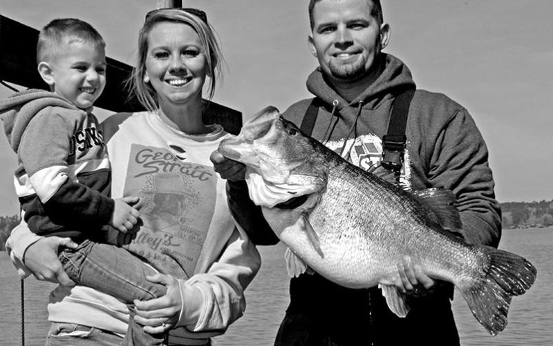 TPWD fisheries biologist Jake Norman says Lake Nacogdoches is among the list of small lakes he believes could produce a bass upwards of 18 pounds. Joe Castle landed the lake record 15.34 pounder at Lake Nac in February 2020. (Photo by Matt Williams)