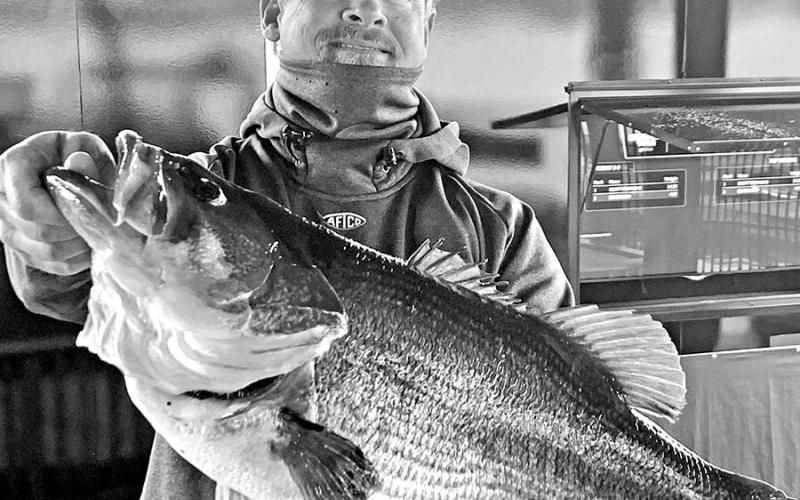 Lake Conroe’s last Legacy Lunker came in 2021, a 14.25 pounder caught by Scott Stephens. The lake record 15.93 pounder boated by Ricky Bearden in 2009 ranks No. 35 on the Texas’ Top 50 list. (TPWD Photo)