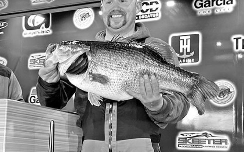 Lake Fork hasn’t produced a Legacy Lunker since 2021, a 15.34 pounder caught by Tanner Spurgin. Norman still believes it is entirely possible that a fish to rival St. Clair’s 18.18 state record could be finning around in the 27,000-acre reservoir near Quitman. (Bass Champs Photo)