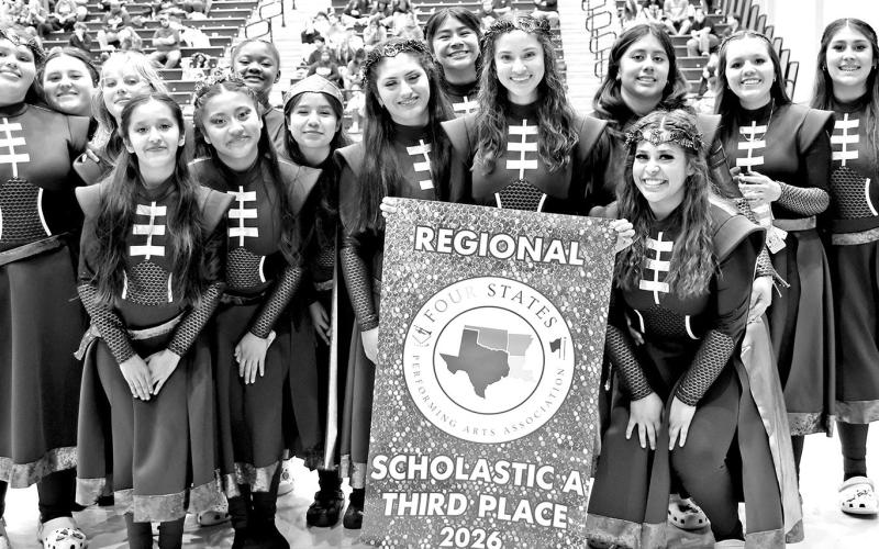 The Mount Pleasant High School Varsity Winter Guard Courtesy Photo