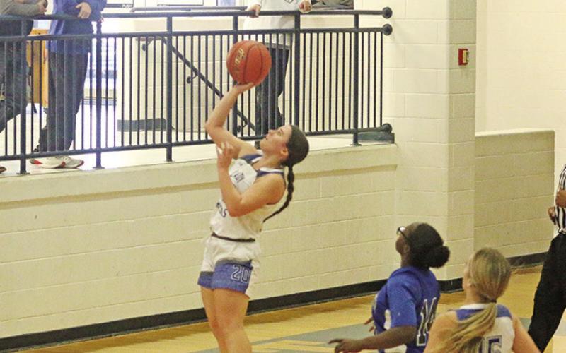 Stoney Carey and the Rivercrest Lady Rebels will look to maintain the district lead with games Tuesday at Harts Bluff and Friday against Clarksville. TRIBUNE PHOTOS / QUINTEN BOYD