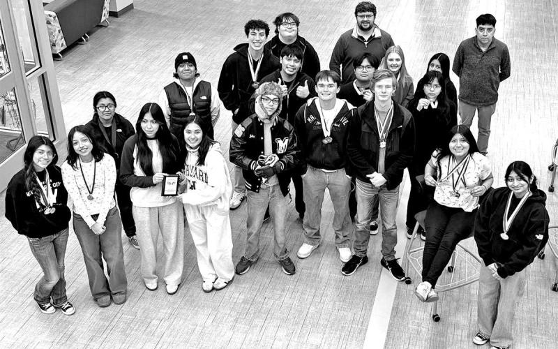 Members of the MPHS UIL Academic teams COURTESY PHOTO