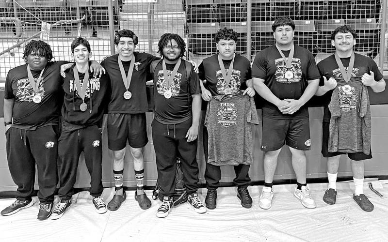 The Tiger Powerlifting State Qualifiers (L to R) David Neal, Jesus Mata, Daniel Castillo, Isaiah Shepherd, Jose Gonzalez, Abraham Buenrostro-Santana, Bruno De Leon Courtesy Photo