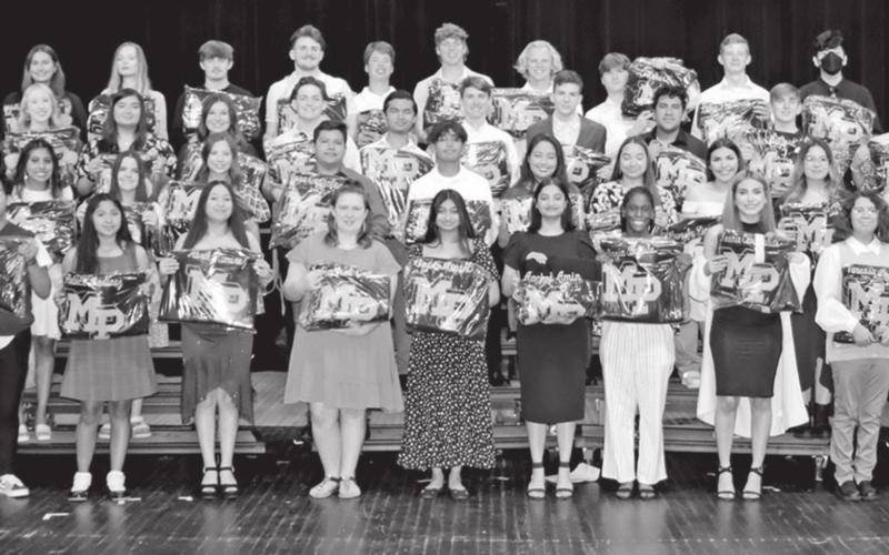 Mount Pleasant High School and Chamber of Commerce award Academic Blankets