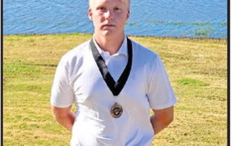 Jacob Baker with his 3rd place medal COURTESY PHOTOS