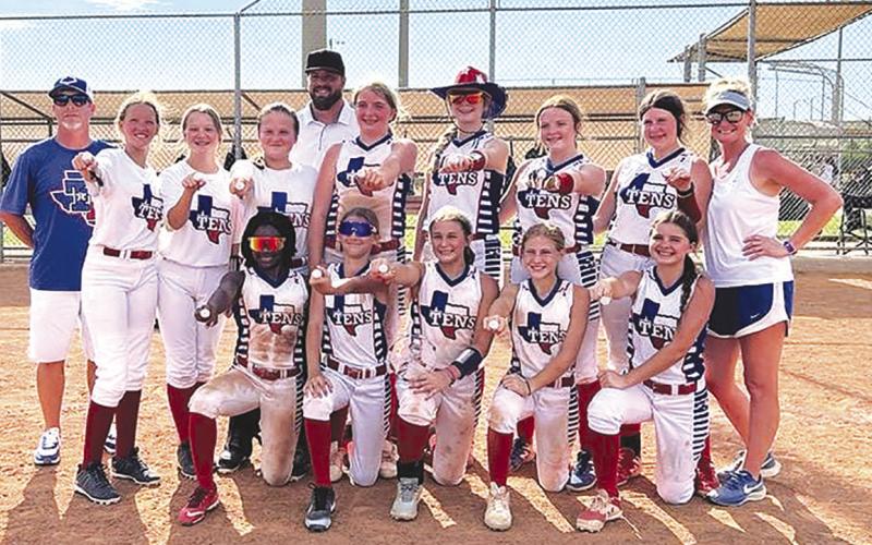 Front row: A’leejiah Washington, Hope Rankin, Keeli Harris, Hayden Mullins, Zoe Herring Back row: Brian Fincher, Alli Taylor, Ava Underwood, Maya Underwood, John Herring, Kammie Terrell, Peyton Morgan, Stella Fincher, Laney Johnson, Lori Harris COURTESY PHOTO
