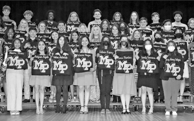 Mount Pleasant High School and Chamber of Commerce award Academic Blankets