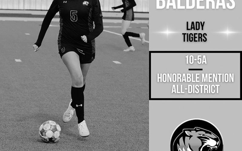 Nine Lady Tigers chosen for All-District soccer teams