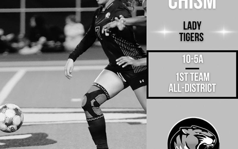 Nine Lady Tigers chosen for All-District soccer teams
