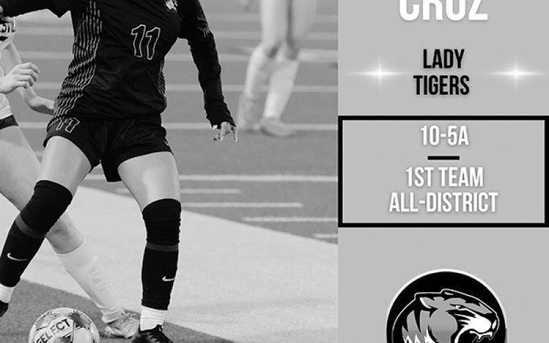 Nine Lady Tigers chosen for All-District soccer teams