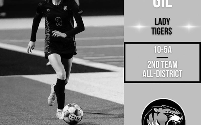 Nine Lady Tigers chosen for All-District soccer teams