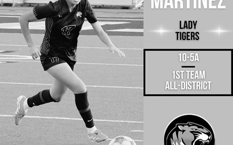 Nine Lady Tigers chosen for All-District soccer teams