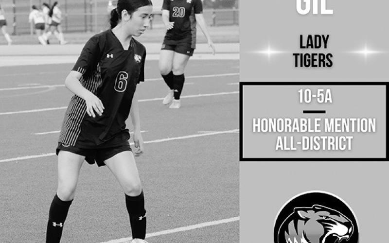 Nine Lady Tigers chosen for All-District soccer teams