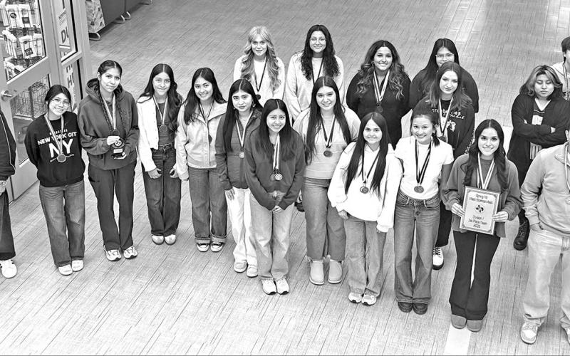 Members of the 2025-2026 MPHS UIL Math and Spelling teams Courtesy Photo
