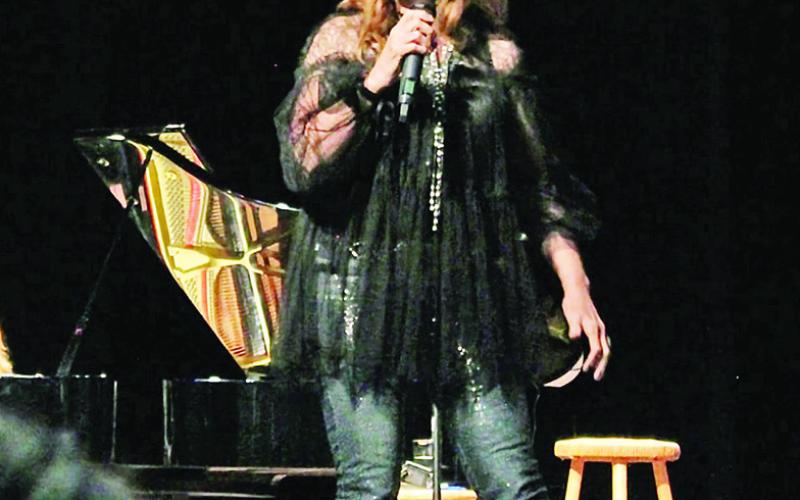 Pam Tillis took the stage of the Whatley Theatre at NTCC on Oct. 8 TRIBUNE PHOTO / MOLLIE MCCLANAHAN