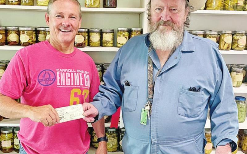 Gilbert Wilson gives $1,000 for NTCC scholarships