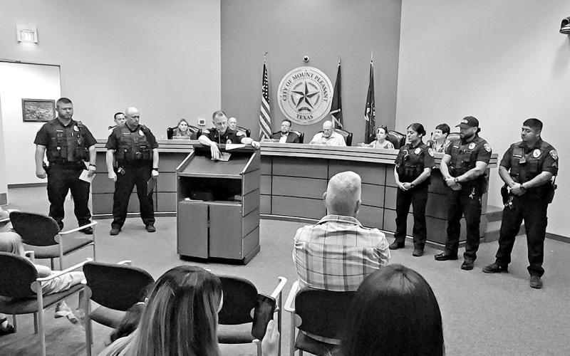 Mount Pleasant officers recognized for life-saving action